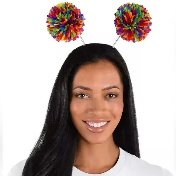 Halloween Bundle‎ Clown Circus T-shirt's, Pom Pom headband and Derby Hat - Picture 6 of 9